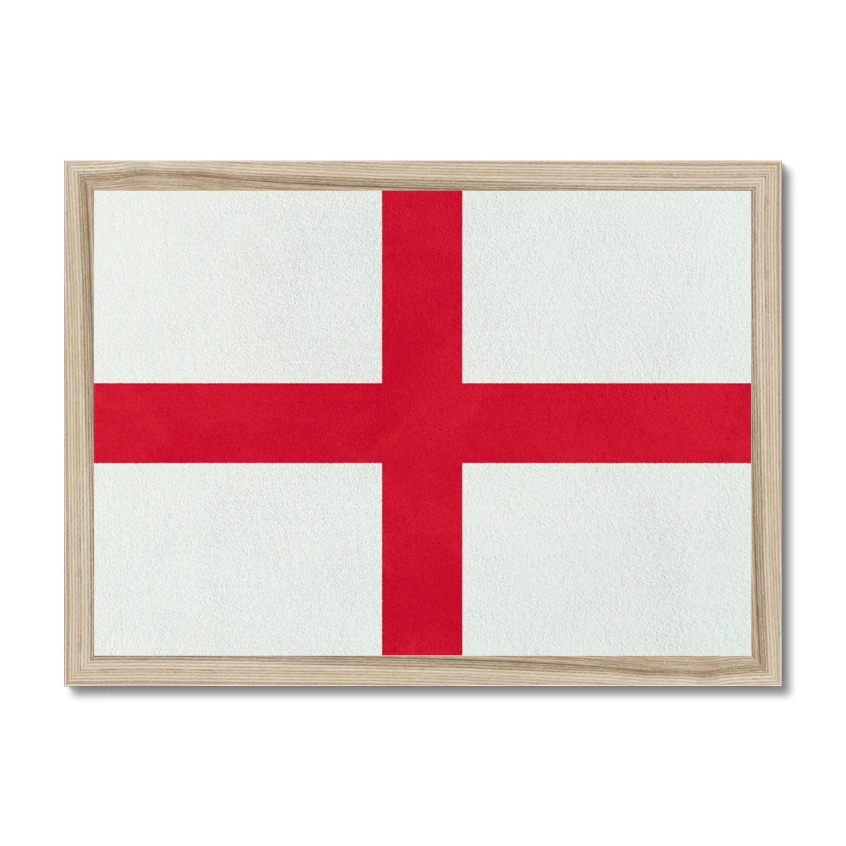 Your story harrogate graphic available as a print with or without a frame. Graphic shows England Flag. The graphic shows the England Flag design with a textured effect.