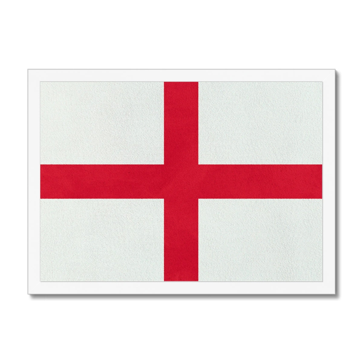 Your story harrogate graphic available as a print with or without a frame. Graphic shows England Flag. The graphic shows the England Flag design with a textured effect.