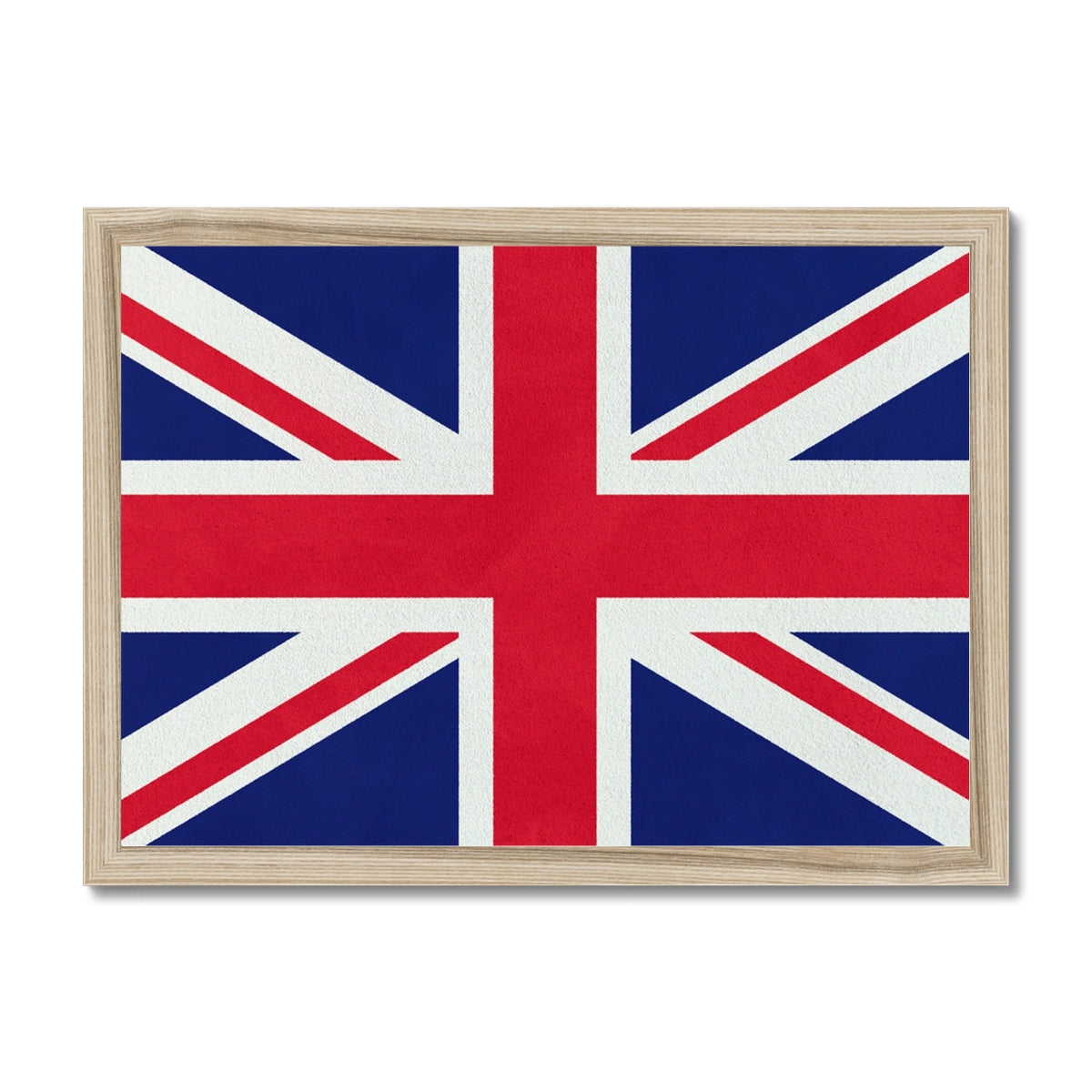Your story harrogate graphic available as a print with or without a frame. Graphic shows close up of Union Jack Flag. The graphic shows the Union Jack design with a textured effect.