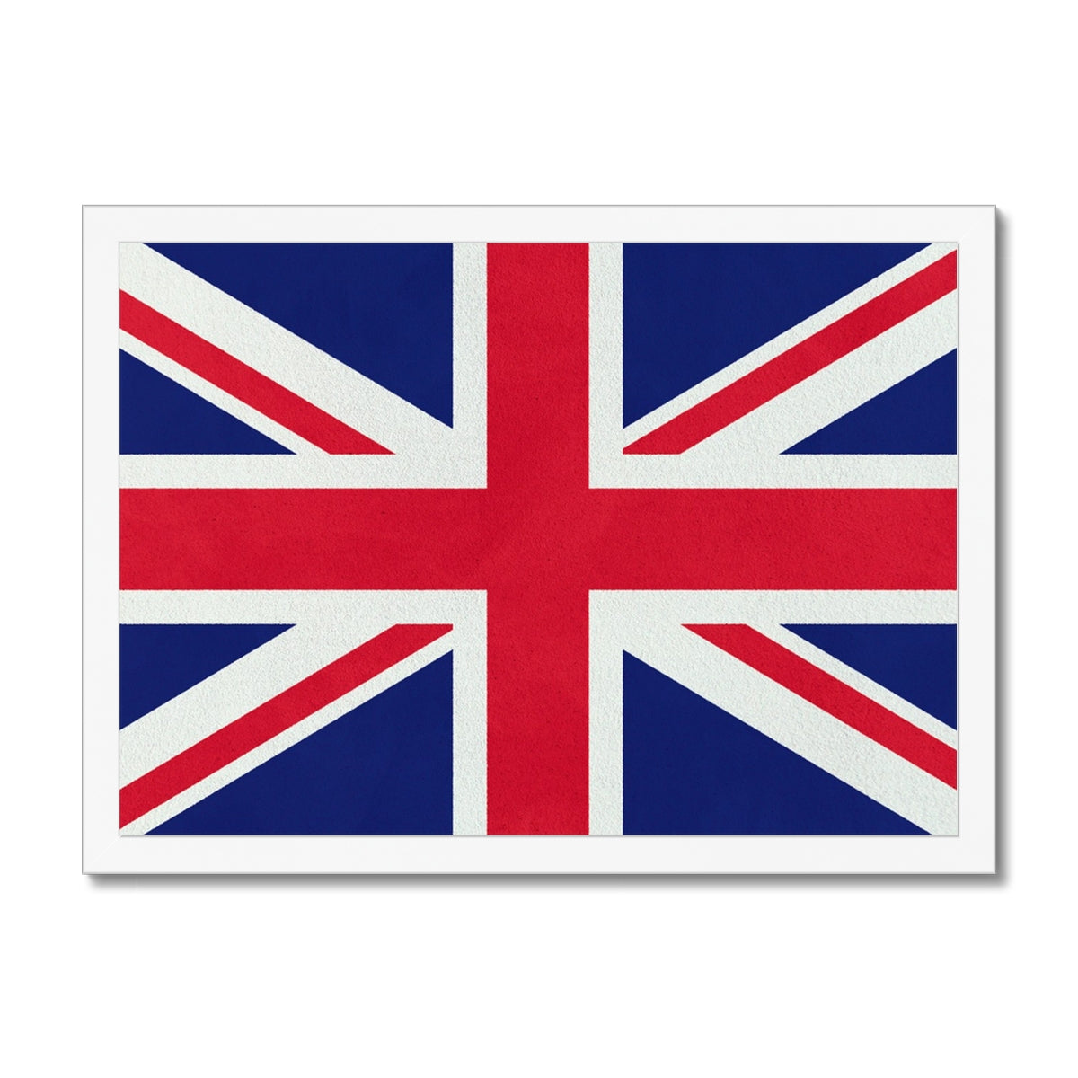Your story harrogate graphic available as a print with or without a frame. Graphic shows close up of Union Jack Flag. The graphic shows the Union Jack design with a textured effect.