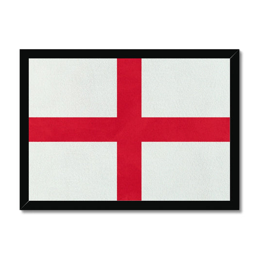 Your story harrogate graphic available as a print with or without a frame. Graphic shows England Flag. The graphic shows the England Flag design with a textured effect.