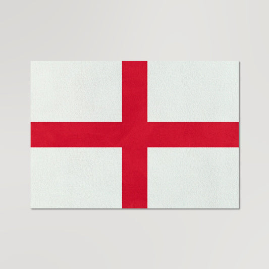 Your story harrogate graphic available as a print with or without a frame. Graphic shows England Flag. The graphic shows the England Flag design with a textured effect.
