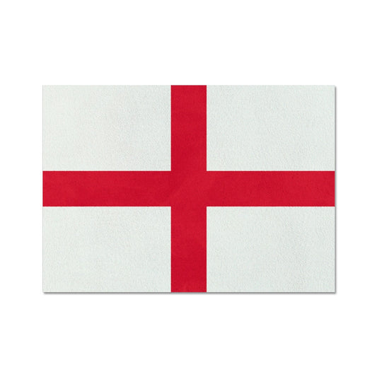 Your story harrogate graphic available as a print with or without a frame. Graphic shows England Flag. The graphic shows the England Flag design with a textured effect.