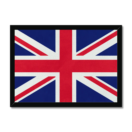 Your story harrogate graphic available as a print with or without a frame. Graphic shows close up of Union Jack Flag. The graphic shows the Union Jack design with a textured effect.