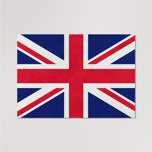 Your story harrogate graphic available as a print with or without a frame. Graphic shows close up of Union Jack Flag. The graphic shows the Union Jack design with a textured effect.