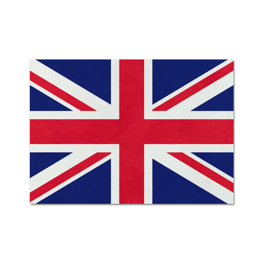 Your story harrogate graphic available as a print with or without a frame. Graphic shows close up of Union Jack Flag. The graphic shows the Union Jack design with a textured effect.