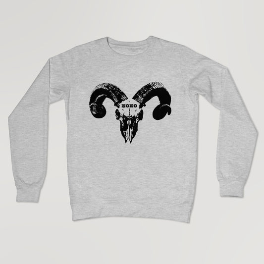 Your story harrogate classic unisex crew-neck sweatshirt. Set-in sleeves and a high cotton count with RAM XOXO design.