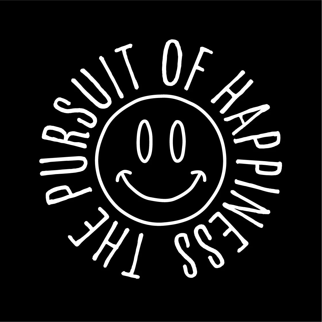 Your story harrogate classic unisex crew-neck sweatshirt. Set-in sleeves and a high cotton count with the pursuit of happiness design.